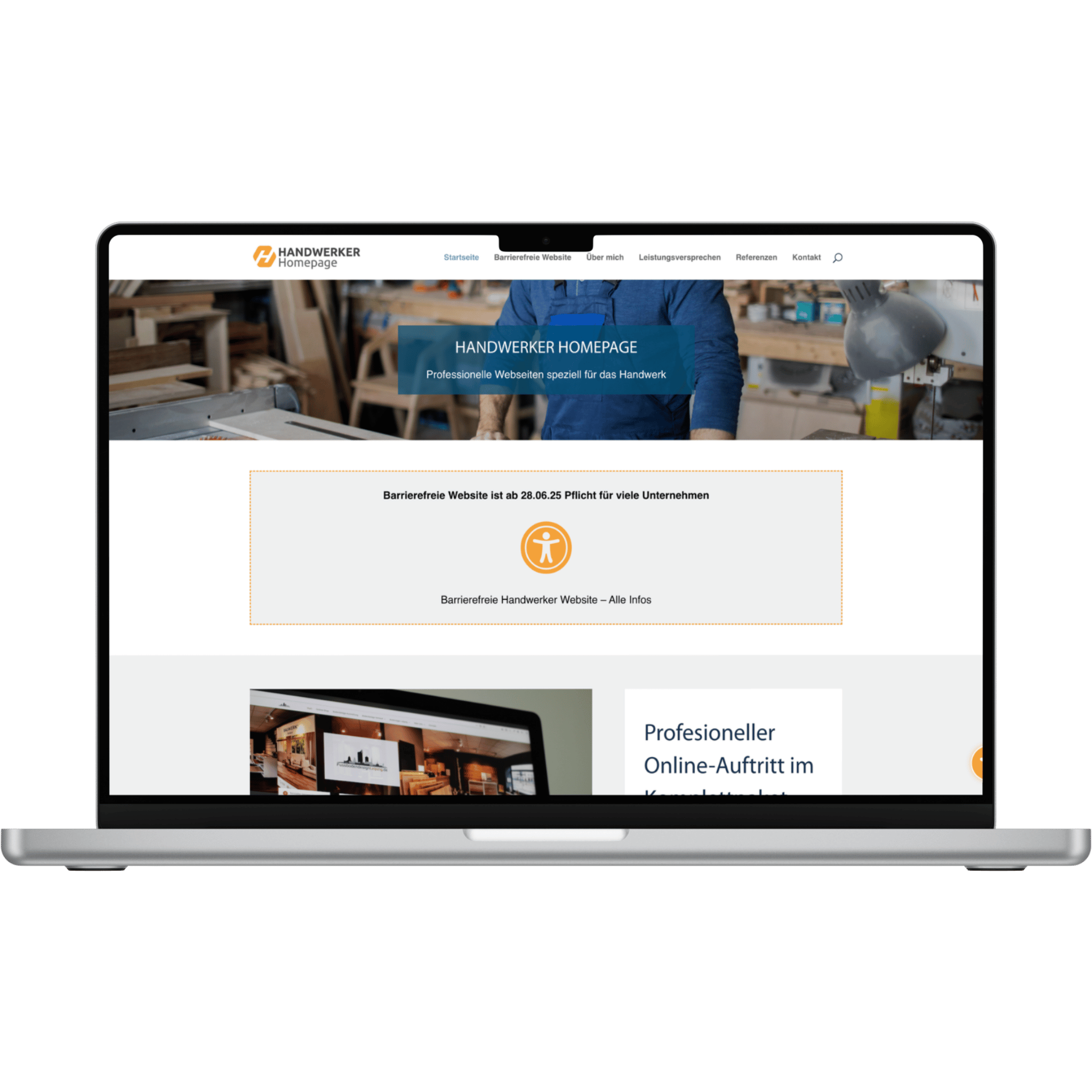 Handwerker Homepage Experte